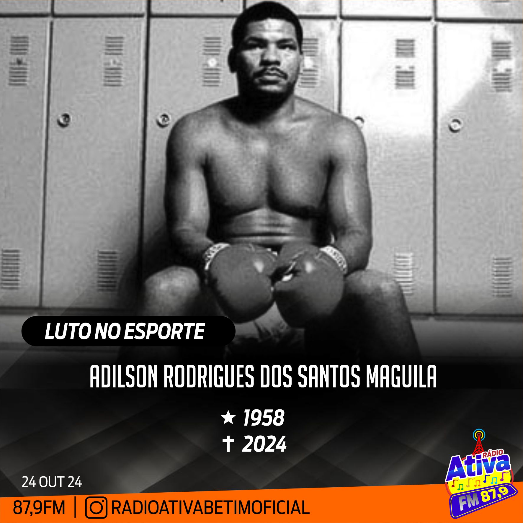 LUTO - MORRE BOXEADOR MAGUILA  AOS 66 ANOS