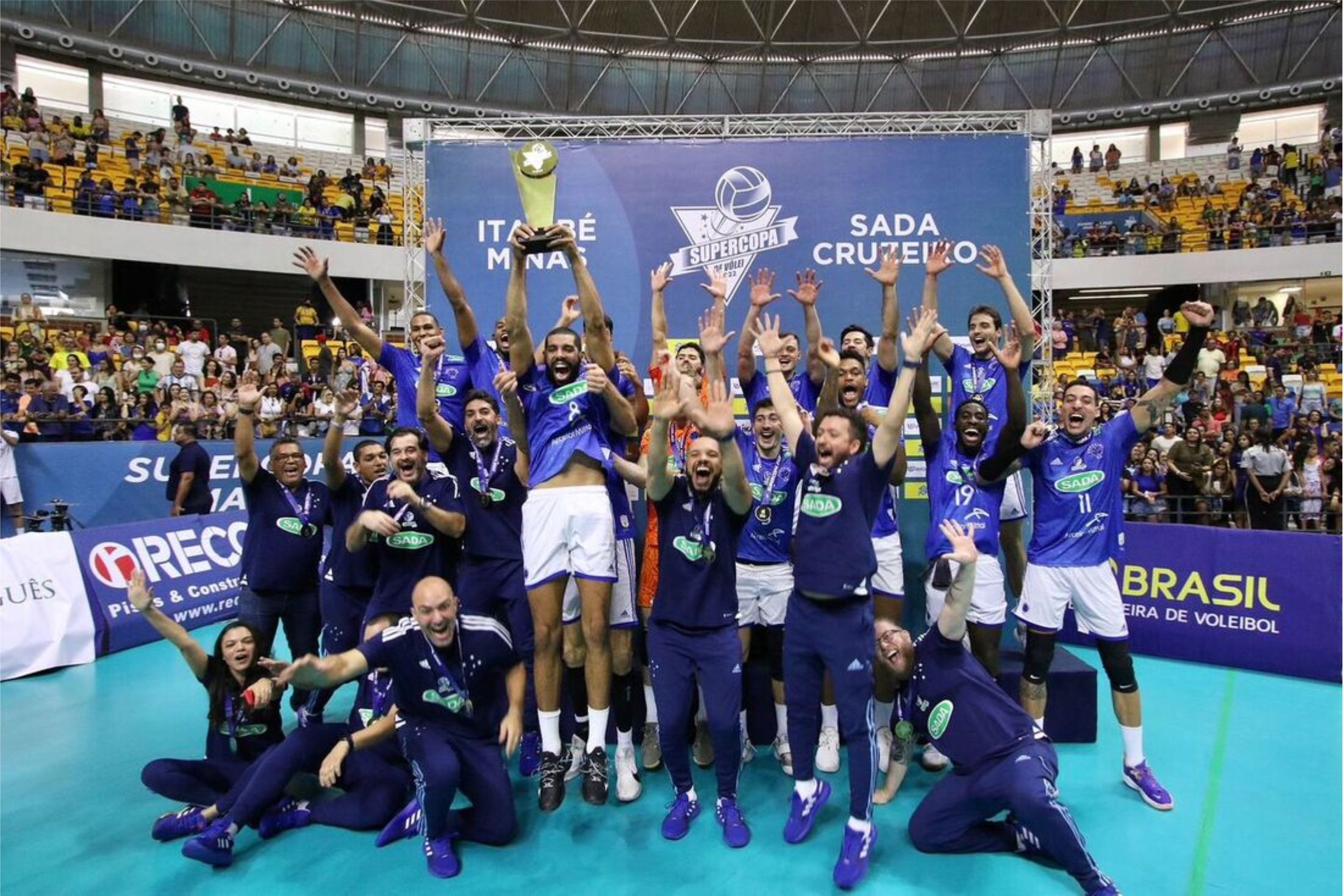 SADA CRUZEIRO CONQUISTA O HEXA  DA SUPERCOPA EM CIMA DO SESI BAURU